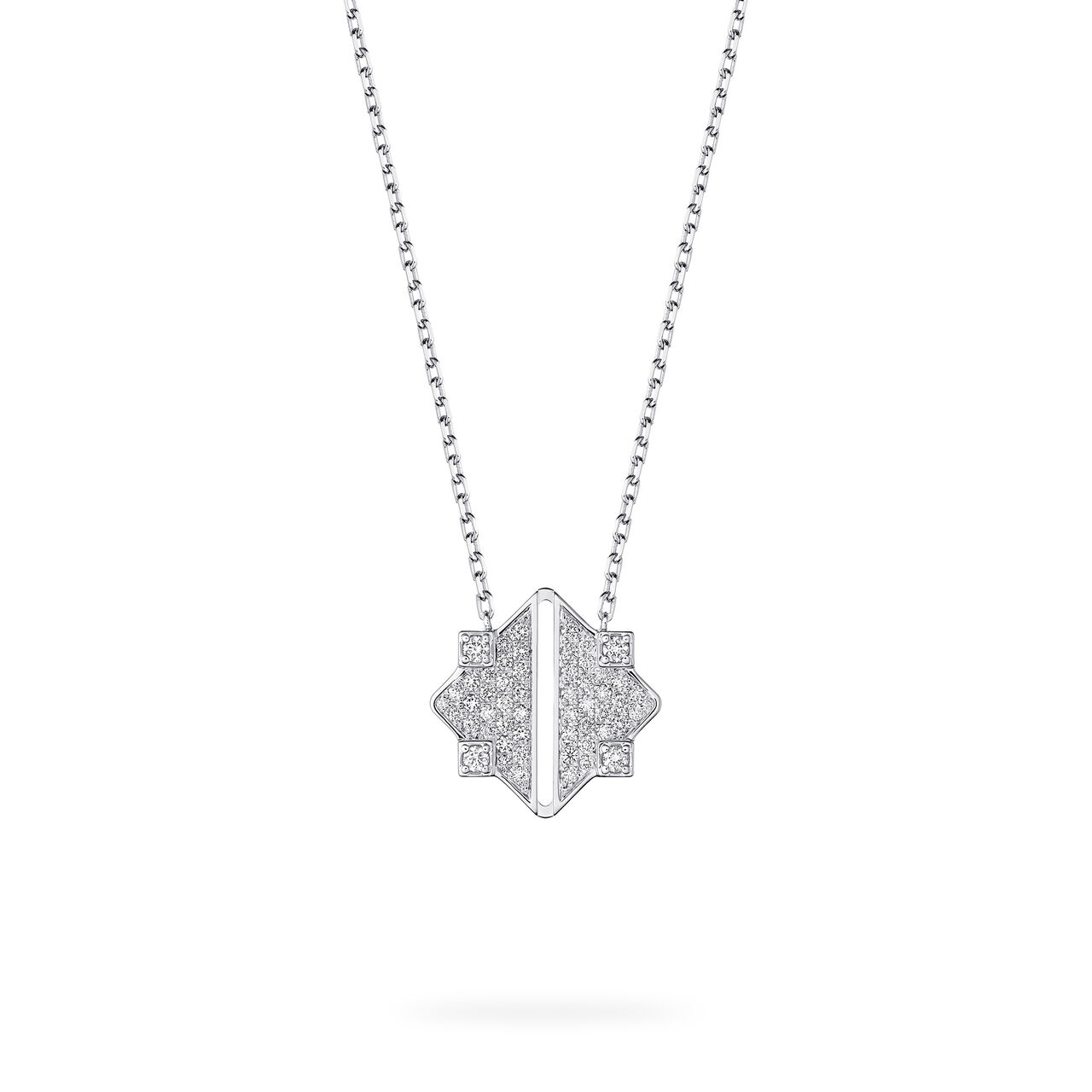 Birks Muse White Gold and Diamond Pendant image number 0